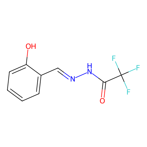 Aceticacid, 2,2,2-trifluoro-, 2-[(2-hydroxyphenyl)methylene]hydrazide structure
