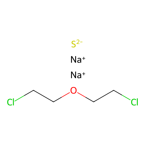 Sodium sulfide--1-chloro-2-(2-chloroethoxy)ethane (2/1/1) structure