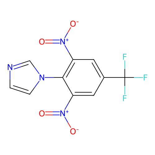 [2,6-Dinitro-4-(trifluoromethyl)phenyl]imidazole structure