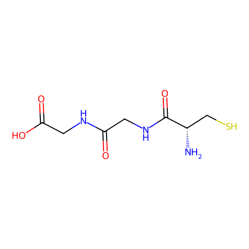 Cysteinylglycylglycine structure