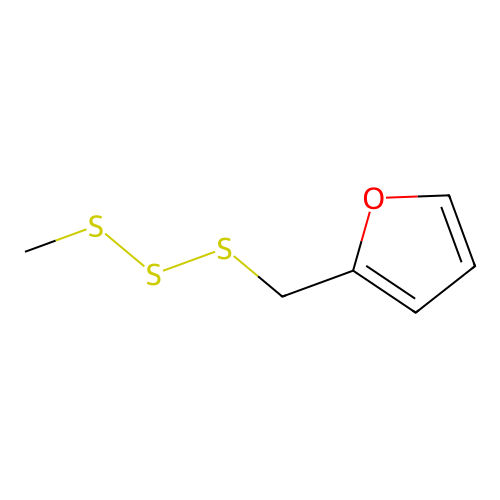 Furan, 2-(methyltrithio)methyl- structure