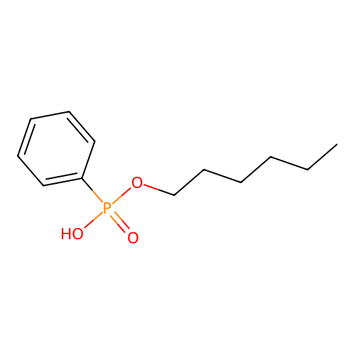 Hexylphenylphosphonic acid structure