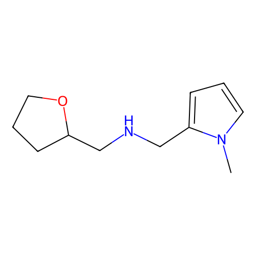 (1-Methyl-1H-pyrrol-2-ylmethyl)-(tetrahydro-furan-2-ylmethyl)-amine structure