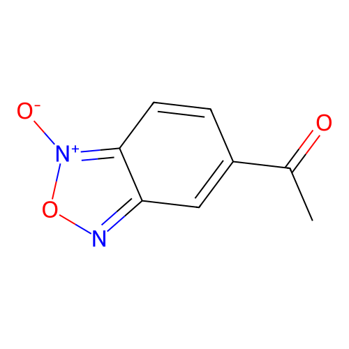 1-(1-Oxido-2,1,3-benzoxadiazol-1-ium-5-yl)ethanone structure