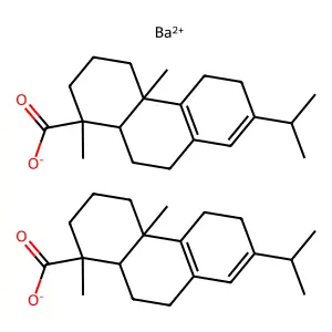 Barium abietate structure