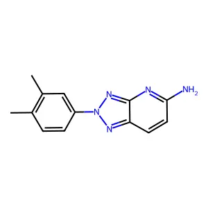 2H-1,2,3-Triazolo(4,5-b)pyridin-5-amine, 2-(3,4-dimethylphenyl)- structure