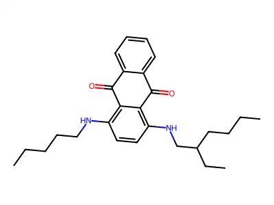 1-(6-Amino-2-ethylhexyl)-4-(5-aminopentyl)anthracene-9,10-dione structure
