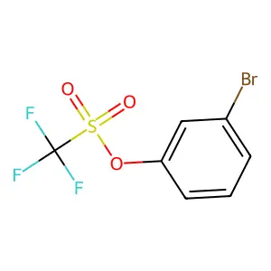 3-溴苯基三氟甲磺酸酯 structure