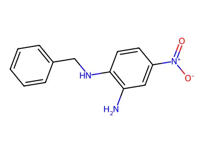 N~1~-benzyl-4-nitro-1,2-benzenediamine structure