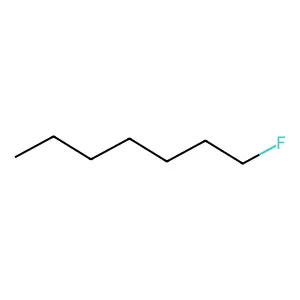 1-Fluoroheptane structure