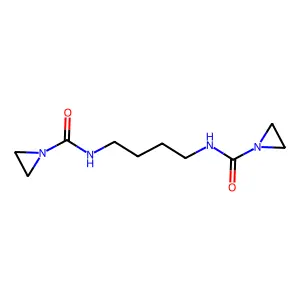 N,N'-1,4-Butanediylbis(1-aziridinecarboxamide) structure