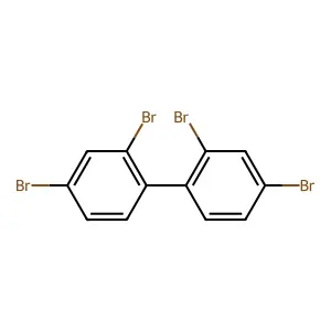 2,2',4,4'-Tetrabromobiphenyl structure