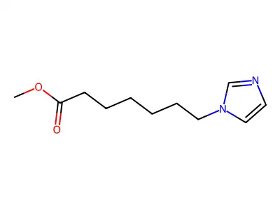 1H-Imidazole-1-heptanoic acid, methyl ester structure
