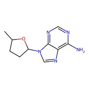 2',3',5'-Trideoxyadenosine structure