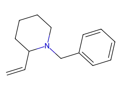 1-Benzyl-2-ethenylpiperidine structure