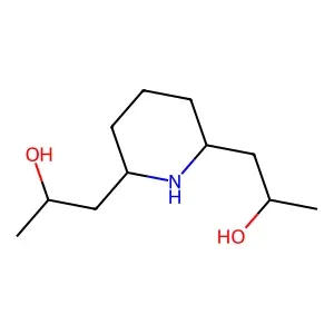 1-[6-(2-Hydroxypropyl)piperidin-2-yl]propan-2-ol structure