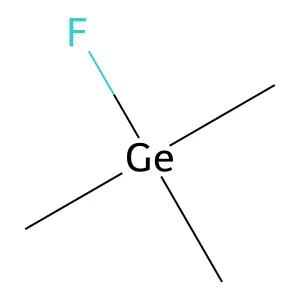 三甲基氟锗烷 structure