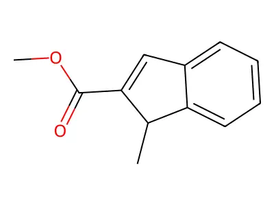 methyl 1-methyl-1H-indene-2-carboxylate structure