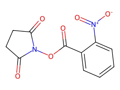 2,5-Pyrrolidinedione, 1-[(2-nitrobenzoyl)oxy]- structure