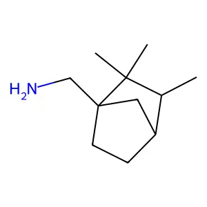 Bicyclo(2.2.2)heptane-1-methanamine, 2,2,3-trimethyl- structure
