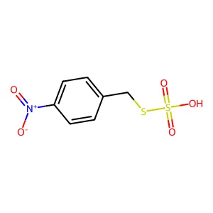 4-硝基苄硫醇S-硫酸酯 structure