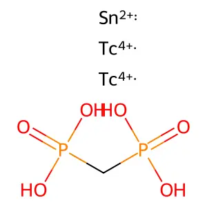 Technetium Tc 99m (Sn)methylenediphosphonate structure