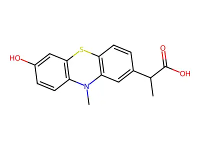 Protizinic acid hydroxide structure