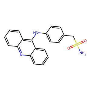Methanesulfonamide, 1-(p-(9-acridinylamino)phenyl)- structure
