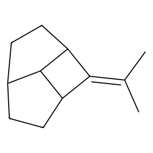 1H-Cyclobuta(cd)pentalene, octahydro-1-(1-methylethylidene)- structure