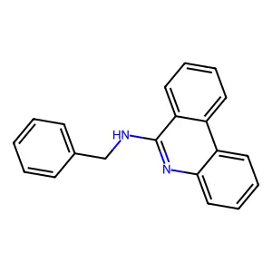 N-benzylphenanthridin-6-amine structure