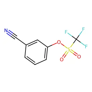3-Cyanophenyl trifluoromethanesulfonate structure