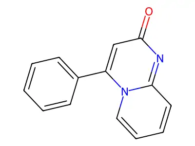 4-Phenyl-2H-pyrido(1,2-A)pyrimidin-2-one structure