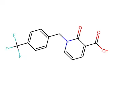 2-Oxo-1-[4-(Trifluoromethyl)Benzyl]-1,2-Dihydro-3-Pyridinecarboxylic Acid structure