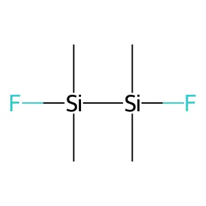 Disilane, 1,2-difluoro-1,1,2,2-tetramethyl- structure