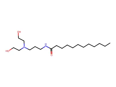 Dodecanamide, N-[3-[bis(2-hydroxyethyl)amino]propyl]- structure