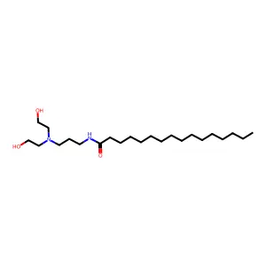 Hexadecanamide, N-[3-[bis(2-hydroxyethyl)amino]propyl]- structure