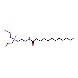 Dodecanamide, N-[3-[bis(2-hydroxyethyl)oxidoamino]propyl]- structure