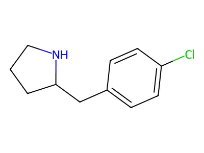 2-(4-Chlorobenzyl)pyrrolidine structure