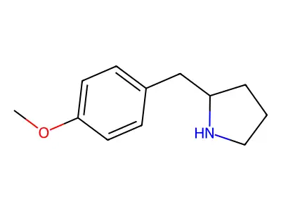 2-[(4-Methoxyphenyl)methyl]pyrrolidine structure