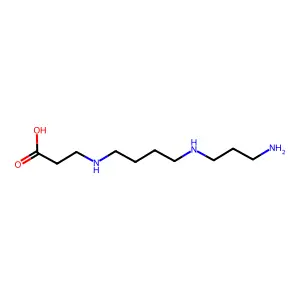 2-Methoxy-10 beta(tert-butylamino)propionylphenothiazine structure