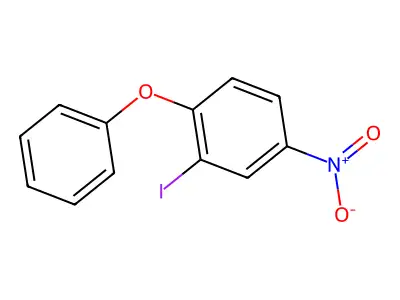 2-Iodo-4-nitro-1-phenoxybenzene structure