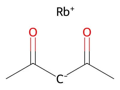 4-Oxopent-2-en-2-olate;rubidium(1+) structure