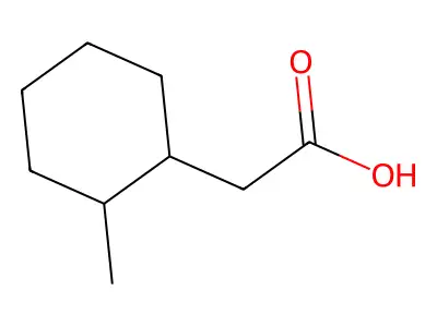 2-(2-methylcyclohexyl)acetic Acid structure