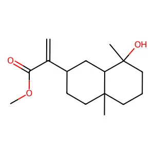 Ilicic acid, methyl ester structure
