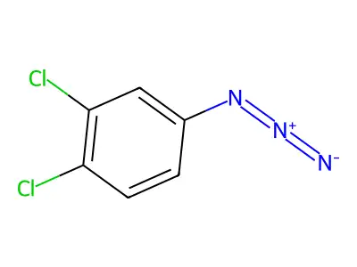 4-Azido-1,2-dichlorobenzene structure