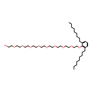 3,6,9,12,15,18,21,24-Octaoxahexacosan-1-ol, 26-(dinonylphenoxy)- structure
