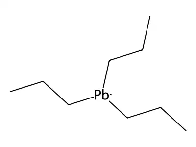 Tripropylplumbane structure