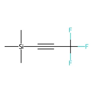 Silane, trimethyl(3,3,3-trifluoro-1-propynyl)- structure