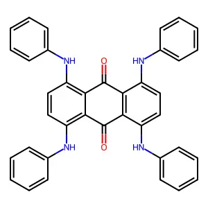 9,10-Anthracenedione, 1,4,5,8-tetrakis(phenylamino)- structure