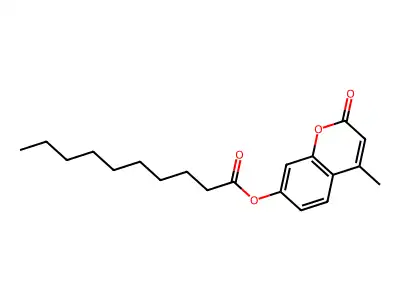 4-Methylumbelliferyl Decanoate structure